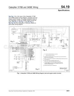 Caterpillar 3176B Wiring Diagram