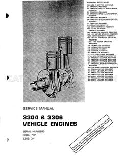Caterpillar 3304 Service Manual