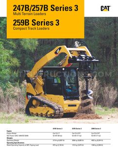 Caterpillar 257B3 Operation Manual and Specifications