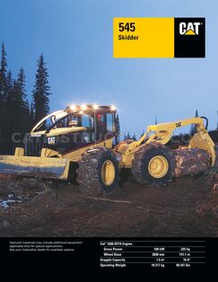 545 Skidder Operation Manual and Specifications