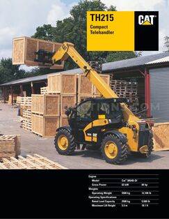 Caterpillar TH215 Operation Manual and Specifications