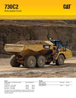 Caterpillar 730C2 Operation Manual and Specifications