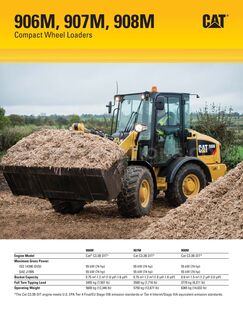 Caterpillar 908M Operation Manual and Specifications