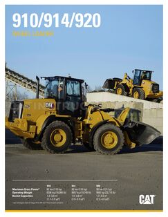 Caterpillar 910 Operation Manual and Specifications