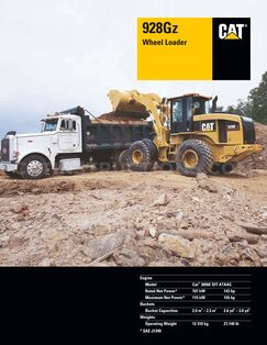 928Gz Wheel Loader Operation Manual and Specifications